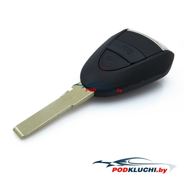 Ключ зажигания Porsche 911 2005-2010, Cayman 2005-2010, Boxter 2005-2010, 2 кнопки, 434Mhz
