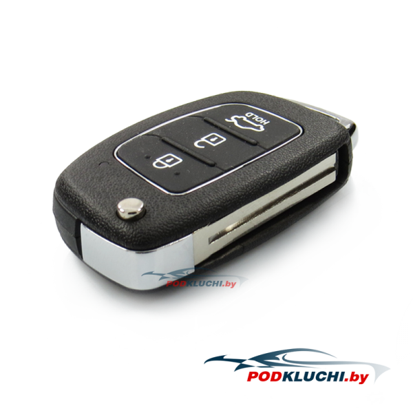 Ключ зажигания Hyundai SB11 2011-2018, 3 кнопки, 433Mhz