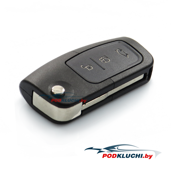 Ключ Ford S-Max, C-Max, Mondeo выкидной (корпус) 3 кнопки