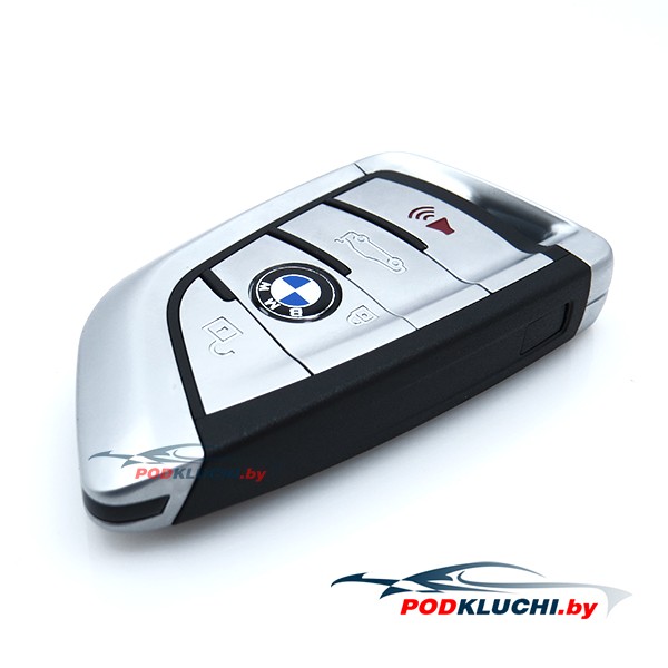 Ключ зажигания BMW 7-Series (G11/G12) 2015-,  5-Series (G30/G31/G38) 2015-, 3+1 кнопка Panic, 434Mhz