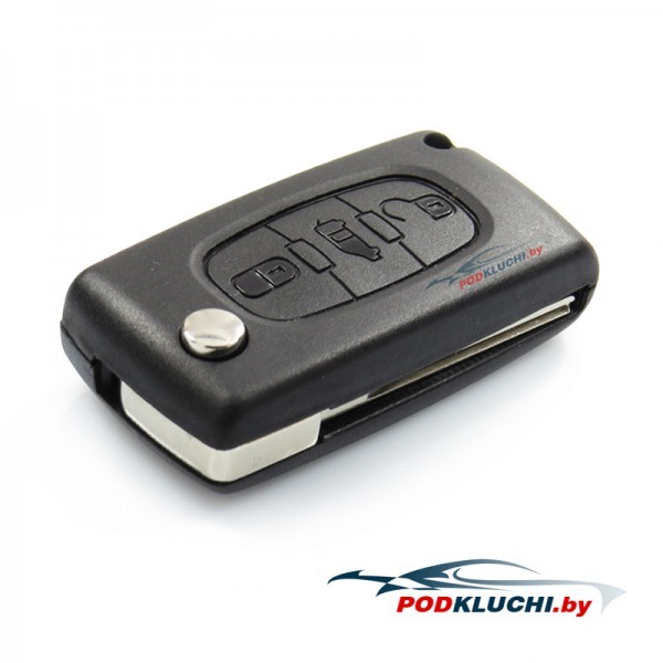 Ключ зажигания Toyota ProAce I 2013-2017, 3 кнопки, 433Mhz