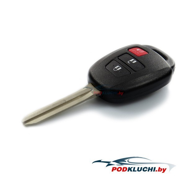 Ключ зажигания Toyota Prius C 2012-2016, 2+1 кнопка Panic, 315Mhz
