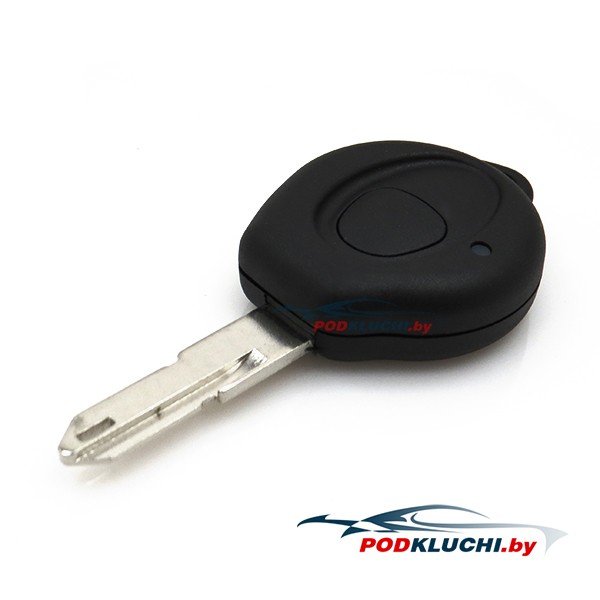 Ключ зажигания Peugeot 206 1998-2000, 1 кнопка, 433Mhz