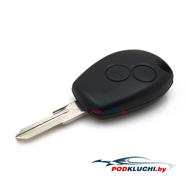 Ключ зажигания Renault Logan 2010-2014, Sandero 2010-2014, 2 кнопки, 433Mhz