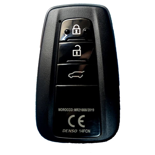 Ключ зажигания Toyota Land Cruiser Prado 2020-, 3 кнопки