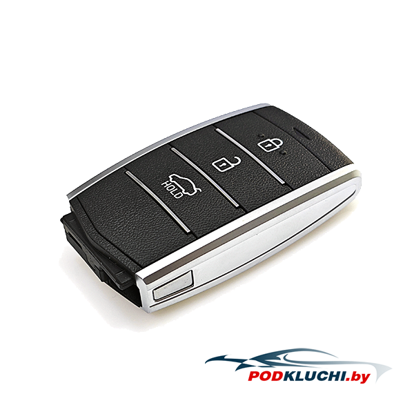 Ключ зажигания Genesis G70 2019-, 3 кнопки, 433Mhz