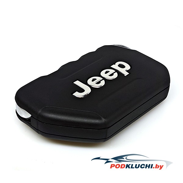 Ключ Jeep Gladiator, Wrangler выкидной (корпус) 2+1 кнопка Panic