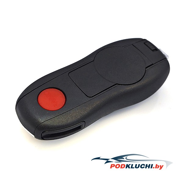Смарт ключ Porsche Cayenne, Taycan (корпус) 3+1 кнопка Panic