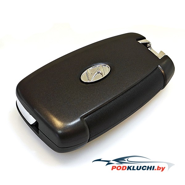 Ключ Hyundai Tucson выкидной (корпус) 2+1 кнопка Panic