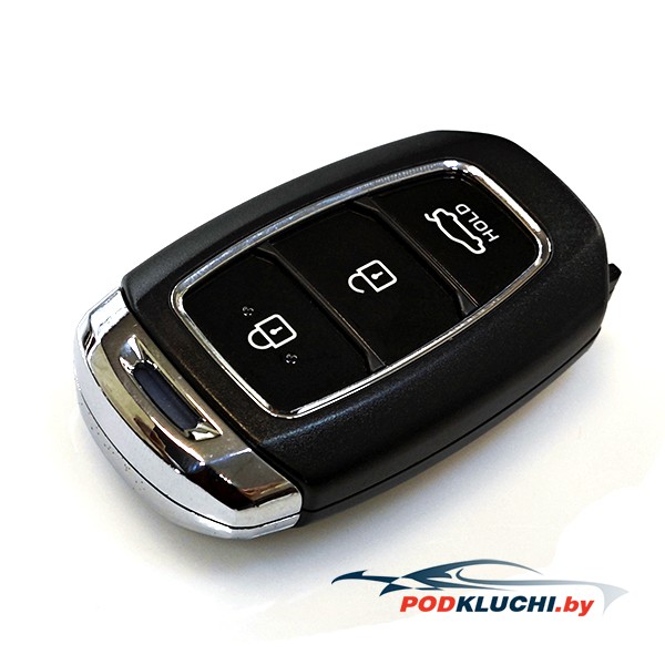 Смарт ключ Hyundai Veloster (корпус) 2+1 кнопка Panic