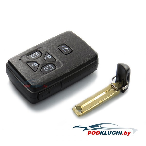 Смарт ключ Toyota Estima (корпус) 5 кнопок