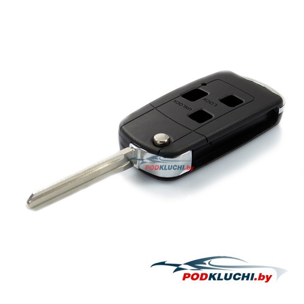 Ключ Toyota Land Cruiser выкидной (корпус) 3 кнопки