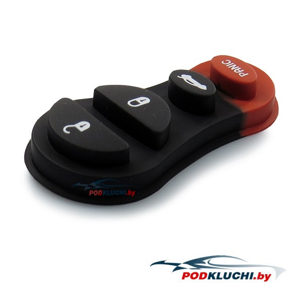 Кнопки 2+1 (резиновые для пульта) Jeep