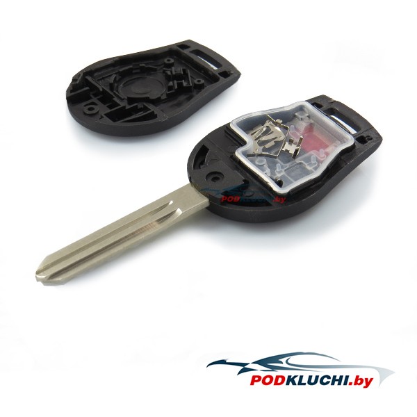 Ключ Nissan Juke, Maxima (корпус) 3+1 кнопка Panic