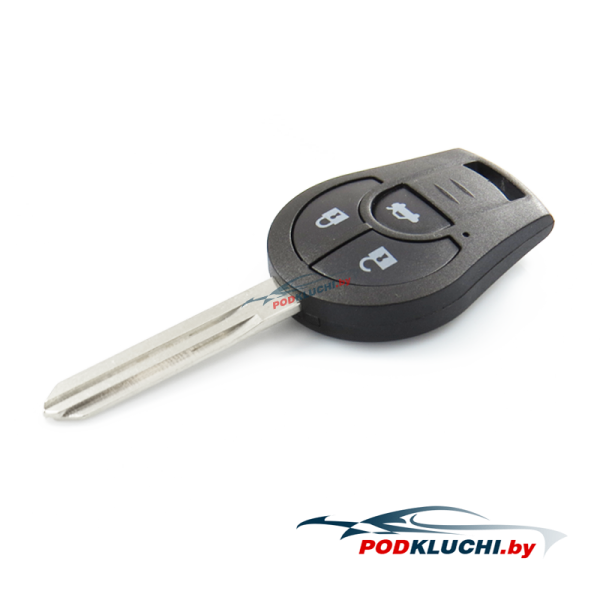 Ключ Nissan Armada, Note (корпус) 3 кнопки