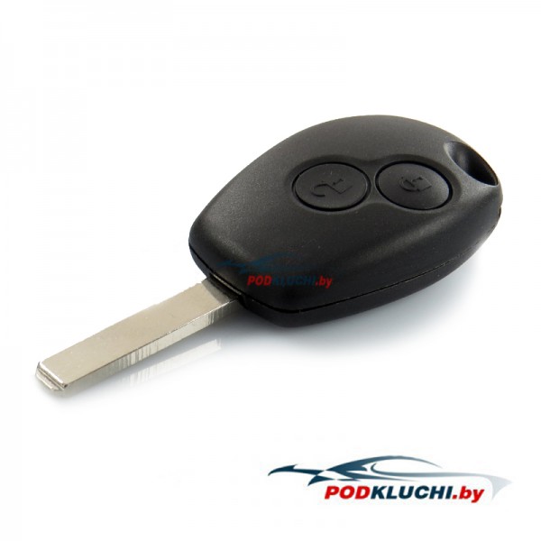 Ключ Renault Duster (корпус) 2 кнопки