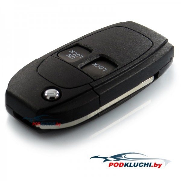 Ключ Volvo С70, V40, S40 выкидной (корпус) (переделка) 2 кнопки