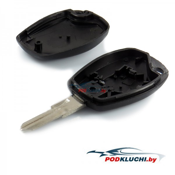 Заготовка ключа Renault Kangoo с местом под чип