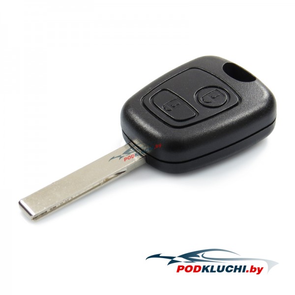Ключ Peugeot 307, 207 (корпус) 2 кнопки