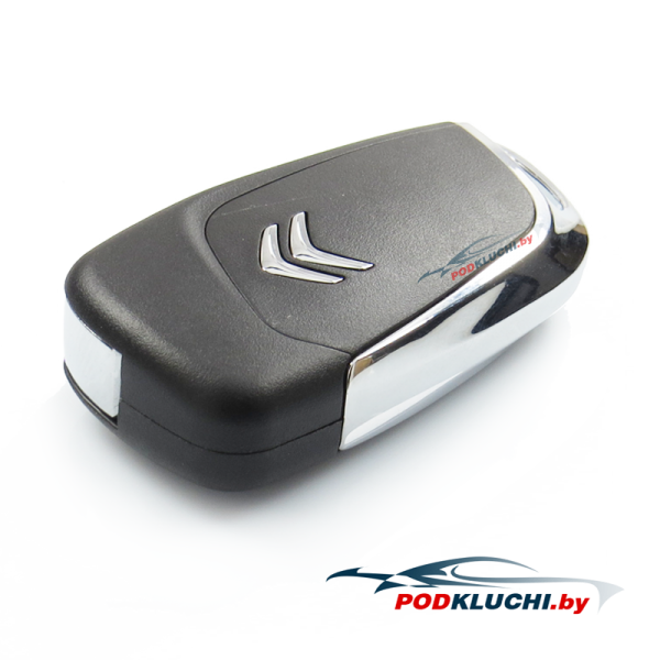Ключ Citroen C4 выкидной (корпус) 3 кнопки