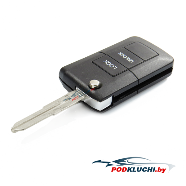 Ключ Mitsubishi Galant, Lancer, Montero, Eclipse, Outlander  выкидной (корпус) (переделка) 2 кнопки