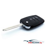 Ключ Kia Forte, Soul, Sorento выкидной (корпус) 3 кнопки