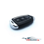 Смарт ключ Hyundai Santa Fe, Kona, Solaris (корпус) 3 кнопки