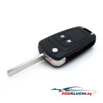 Ключ Chevrolet Cruze, Aveo выкидной (корпус) 2 кнопки