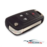 Ключ Chevrolet Malibu выкидной (корпус) 3+1 кнопка Panic