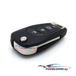 Ключ Chevrolet Cruze выкидной (корпус) 3+1 кнопка Panic