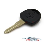 Заготовка ключа Opel Astra, Zafira с местом под чип