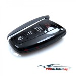 Оригинальный смарт ключ Hyundai Santa Fe 3+1 кнопка Panic с 06. 2012г -