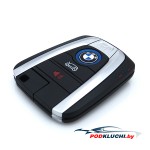 Смарт ключ BMW i3, i8 с 2013-2018г., 3+1 кнопка Panic