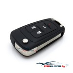 Ключ зажигания Buick LaCrosse 2010-2016, Regal 2011-2017, Verano 2012-2017, Encore 2014-2020, 3+1 кнопка Panic, 315MHz