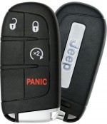 Ключ зажигания Jeep Renegade 2015-, 3+1 кнопка Panic, 433 Mhz