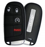 Ключ зажигания Jeep Grand Cherokee 2014-, 3+1 кнопка Panic, 434 Mhz, Keyless Go