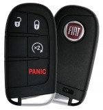Ключ зажигания Fiat 500 2015-2017, 500L 2015-2017, 3+1 кнопка Panic, 433 Mhz