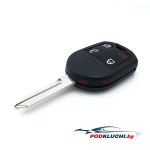 Ключ зажигания Ford Edge 2011-2015, Escape 2011-2012, Expedition 2011-2017, Explorer 2011-2015, Focus 2011-2012, Fusion 2011-2012, Mustang 2011-2014, Taurus 2011-2019, Flex 2011-2019, 3+1 кнопка Panic, 315Mhz