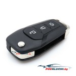 Ключ зажигания Ford Galaxy 2015-, Fiesta 2017-, S-Max 2015-, Ranger 2015-, Mondeo 2015-, Ka 2016-, 3 кнопки, 433Mhz