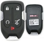 Ключ зажигания GMC Acadia 2017-, 4+1 кнопка Panic, 433Mhz