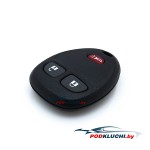 Ключ радиочастотный GMC 2007-, 2+1 кнопка Panic, 315Mhz