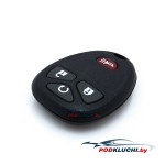 Ключ радиочастотный GMC 2007-, 3+1 кнопка Panic, 315Mhz