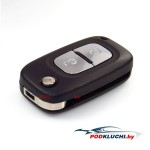 Ключ Renault Megane III, Fluence выкидной 2 кнопки