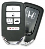 Ключ зажигания Honda Accord 2018-, 4+1 кнопка Panic, 433Mhz, Driver 1