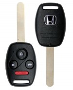 Ключ зажигания Honda Accord 2003-2007, 3+1 кнопка Panic, 314Mhz