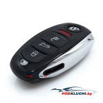Ключ зажигания Volkswagen Touareg 2009-2018, 3+1 кнопка Panic, 315Mhz
