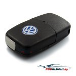 Ключ Зажигания Volkswagen Beetle, Golf, Jetta, Passat, Bora до 2001г., 2 кнопки, 433Mhz