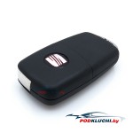 Ключ зажигания Seat Alhambra 2011-, Altea 2010-, Ibiza 2013-, Mii 2012-, Toledo 2012-, 3 кнопки, 433Mhz