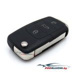 Ключ зажигания Seat Ibiza 2010-, Leon 2006-, Toledo 2005-, 3 кнопки, 433Mhz