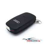 Ключ зажигания Audi A3/S3 2004-2007, 3 кнопки, 433Mhz